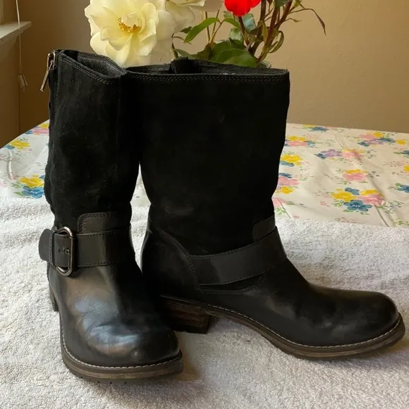 🥾 CLARKS BLACK BOOTS 🥾