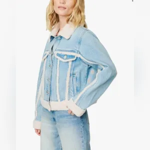 💙 Trendy Blank NYC Sherpa-Lined Denim Jacket | Cozy Chic Outerwear