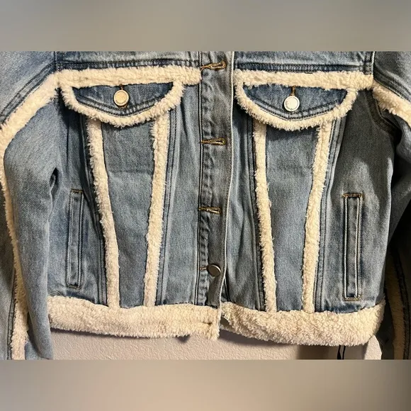 💙 Trendy Blank NYC Sherpa-Lined Denim Jacket | Cozy Chic Outerwear