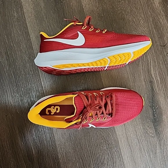 12.5 Nike Air Zoom Pegasus 39 USC Trojans NCAA DR1978-600 Running Shoes