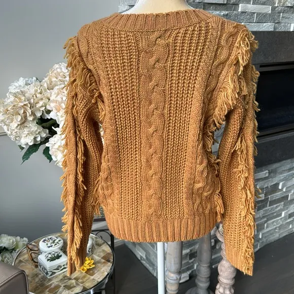 12th Love Fringe Sweater. Size M