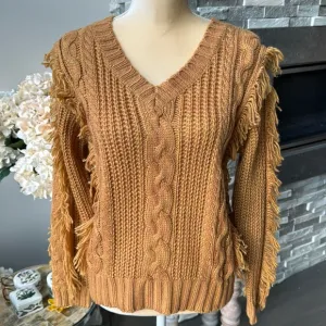 12th Love Fringe Sweater. Size M