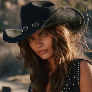 12th Tribe McGraw Black Onyx Cowboy Hat Size O/SO/S