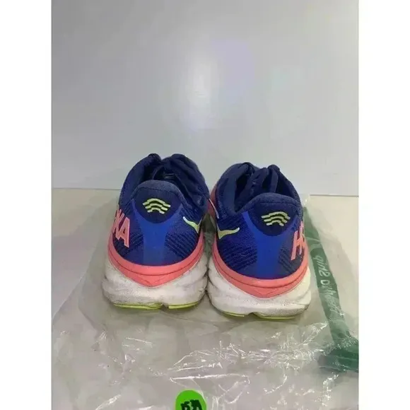 .1539 Hoka Clifton 9, Blue/Pink, Womens Running Shoes-US 10 Womens