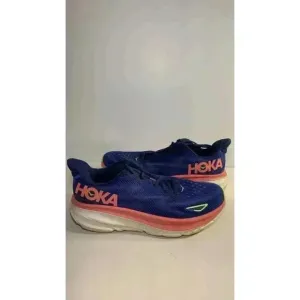 .1539 Hoka Clifton 9, Blue/Pink, Womens Running Shoes-US 10 Womens