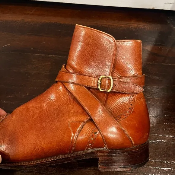 1970'S Men’s POLO RALPH LAUREN LEATHER DRESS BOOTS