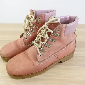1970s Vintage Hiking Leather Boots 5.5 Chore Trail Ankle Booties Work USA DUNHAM