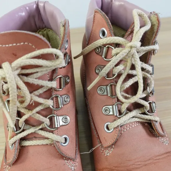 1970s Vintage Hiking Leather Boots 5.5 Chore Trail Ankle Booties Work USA DUNHAM
