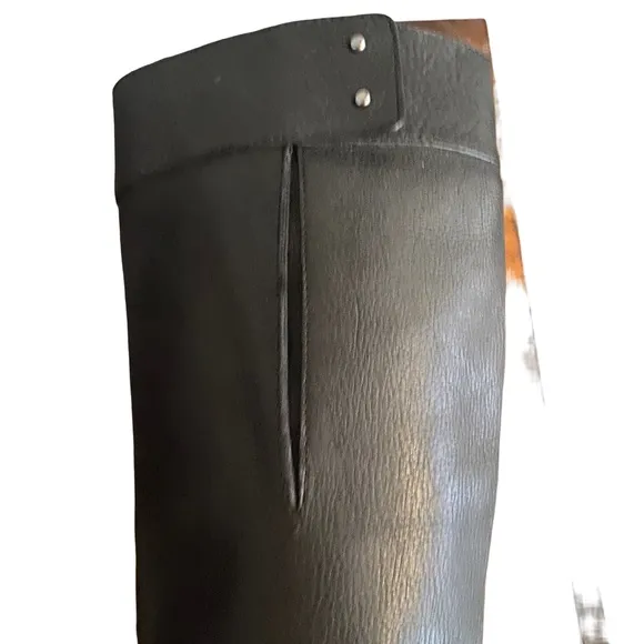 3.1 Phillip Lim Moss Tall Black Knee High Heeled Boots SZ 37
