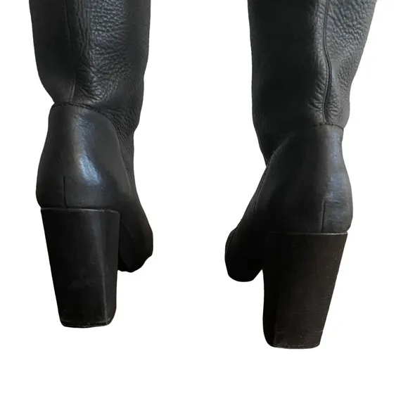 3.1 Phillip Lim Moss Tall Black Knee High Heeled Boots SZ 37
