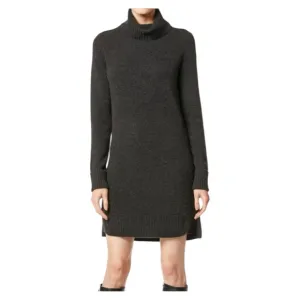 360 CASHMERE TURTLENECK SWEATER DRESS, SIZE SMALL