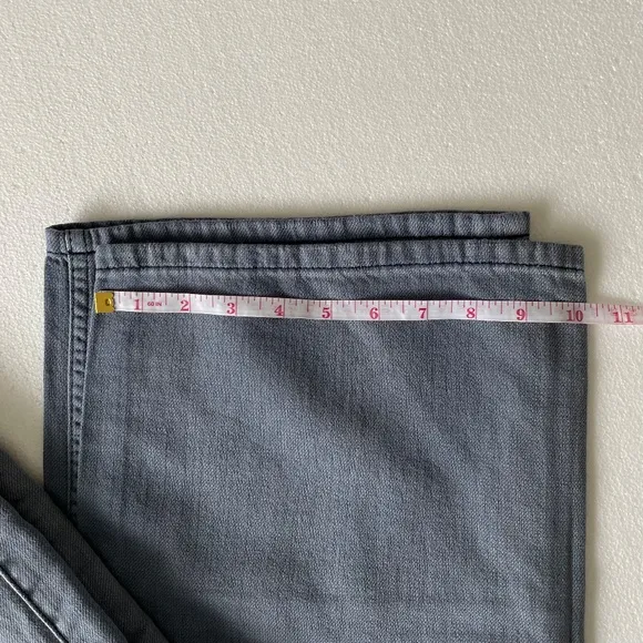 #41 SANDRINE ROSE by Free People French Worker Wide Leg Size 31 Light Wash Jeans