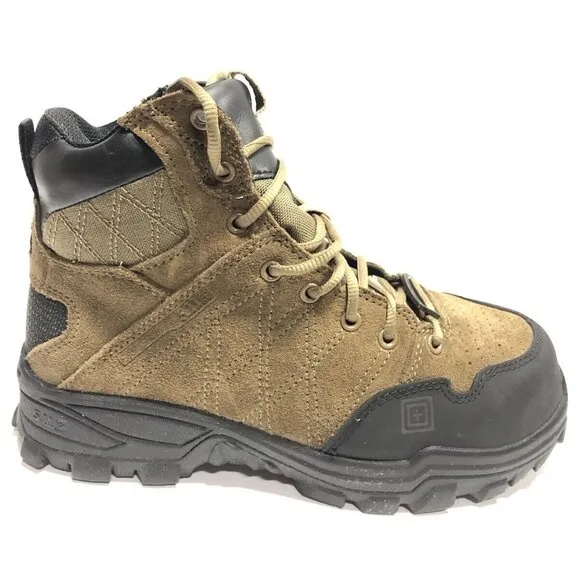 5.11 Tactical Men’s Cable Hiker Carbon, Brown Hiking Boots, Size 7.5W