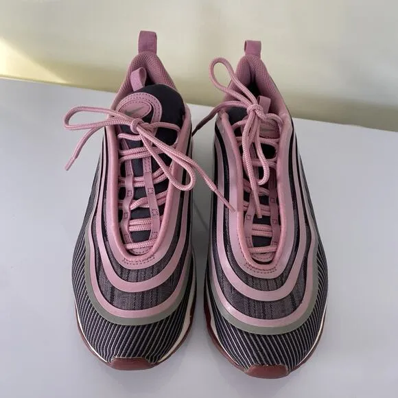 63 Nike Air Max 97 Ultra Pink Running Shoes 917998-601 Size 5.5Y