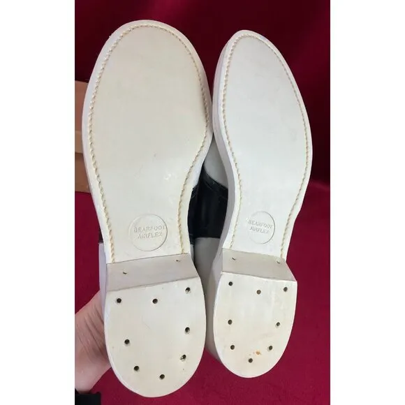 6.5 B NOS New 40s 50s Black White Saddle Shoes Oxford Sock Hop Swing Lindy