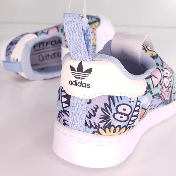 8.5K Adidas Superstar 360 Infant Toddler Baby Unisex Girl Boy Slip-On sneakers