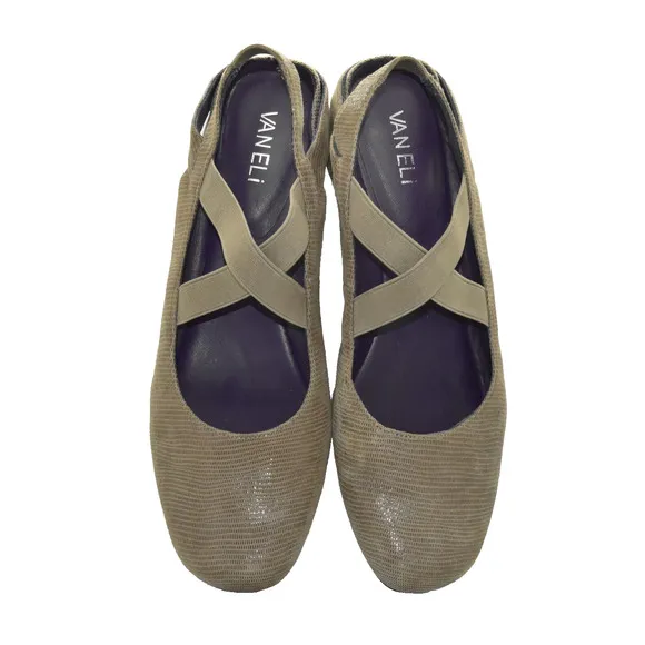 A8 VANELI Purple Collection Globe Shoe Marjory Taupe Minili Shoes Size 10 $175