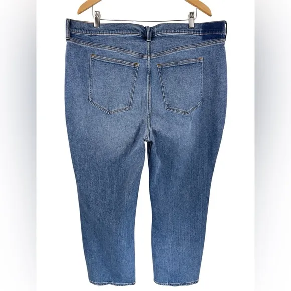Abercrombie &amp; Fitch The Ankle Straight Ultra High Rise Plus Size 35/20 NWT