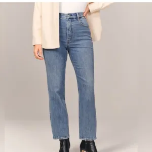 Abercrombie &amp; Fitch The Ankle Straight Ultra High Rise Plus Size 35/20 NWT
