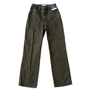 Abercrombie and Fitch High Rise 90s Relaxed Curve Love Brown Jeans NWT 26/2R