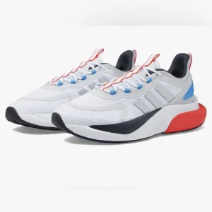 Adidas AlphaBounce   White Silver Red Blue Running Shoes HP6139 Men Size‎ 10 NEW