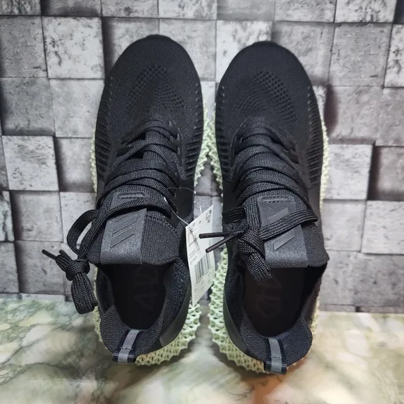 Adidas Alphaedge 4D Running shoes Core Black Carbón Size 9