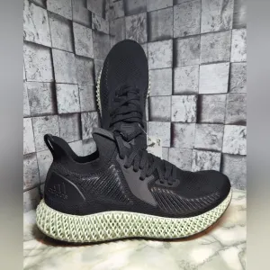 Adidas Alphaedge 4D Running shoes Core Black Carbón Size 9
