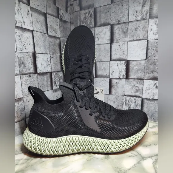 Adidas Alphaedge 4D Running shoes Core Black Carbón Size 9