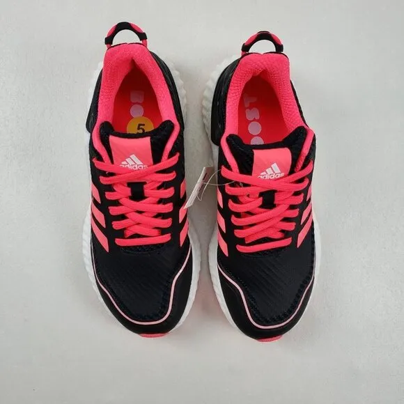 Adidas Boost ClimaWarm LTD Running Shoes Black Pink Sneakers Boys 5, H67361 NEW