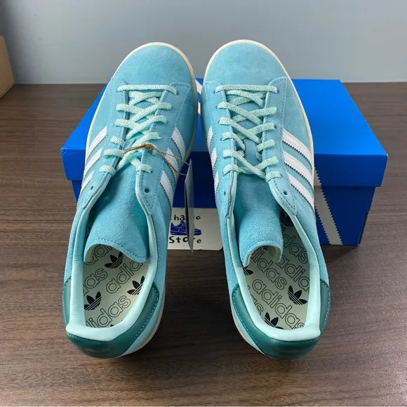 adidas CAMPUS 80S Light Aqua Cloud White Off White Shoes IF5336 Men’s Sz 12