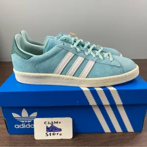 adidas CAMPUS 80S Light Aqua Cloud White Off White Shoes IF5336 Men’s Sz 12