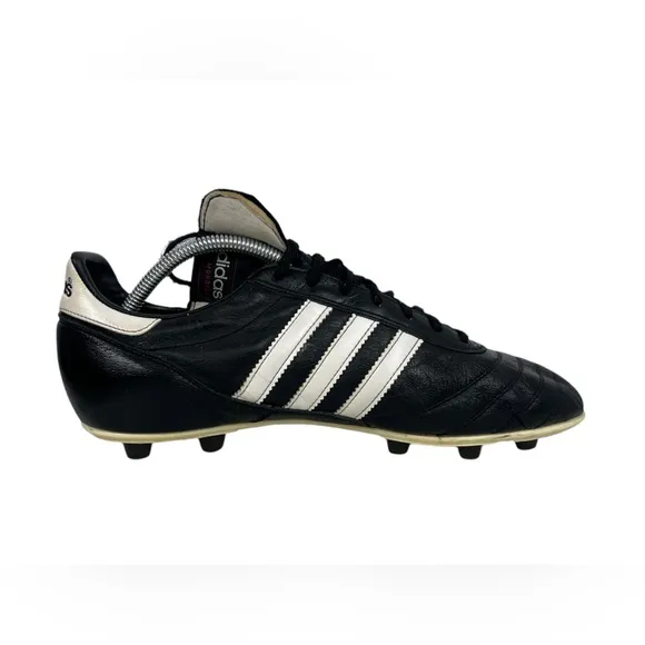 Adidas Copa Mundial Soccer Cleats Men US 9.5 Black Leather Shoes Germany 015110