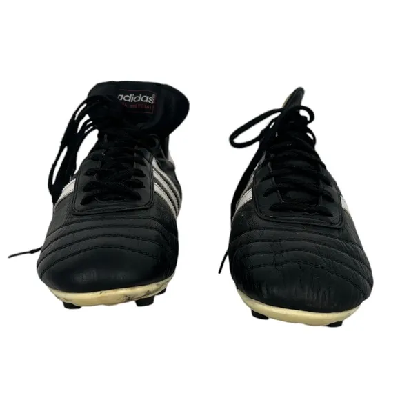 Adidas Copa Mundial Soccer Cleats Men US 9.5 Black Leather Shoes Germany 015110
