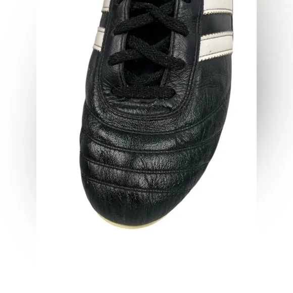 Adidas Copa Mundial Soccer Cleats Men US 9.5 Black Leather Shoes Germany 015110