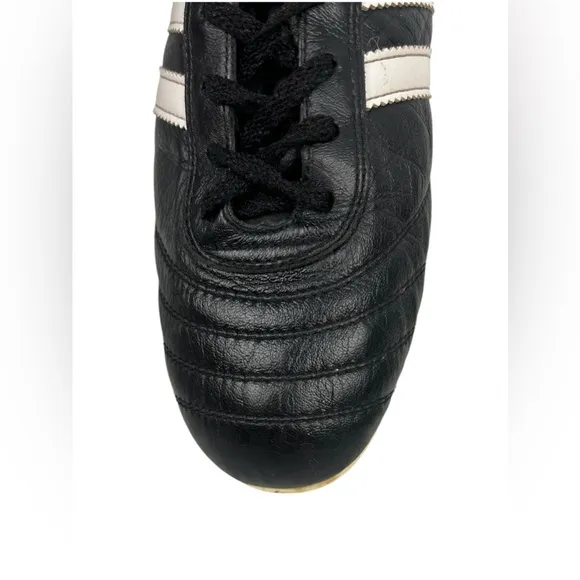 Adidas Copa Mundial Soccer Cleats Men US 9.5 Black Leather Shoes Germany 015110
