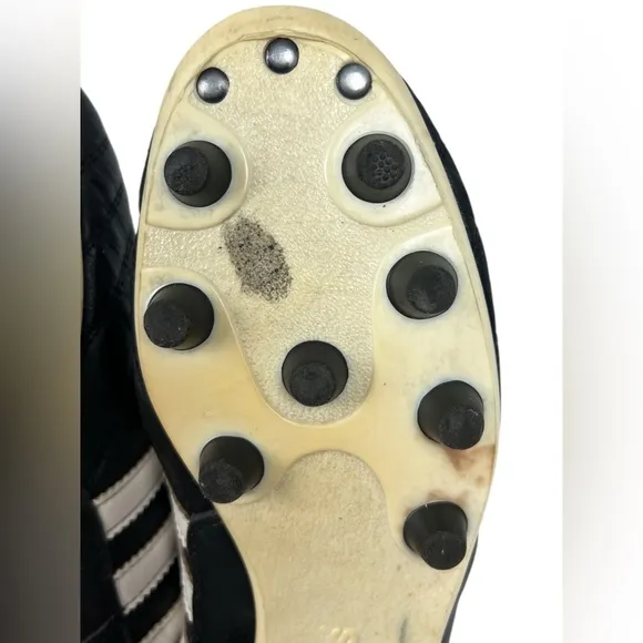 Adidas Copa Mundial Soccer Cleats Men US 9.5 Black Leather Shoes Germany 015110