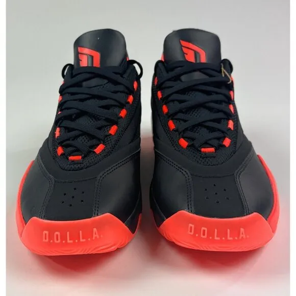 Adidas Dame Certified 2 Low Mens 8.5 Black Red Basketball Shoes Lillard IE7791