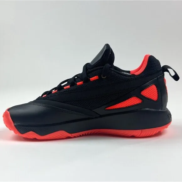 Adidas Dame Certified 2 Low Mens 8.5 Black Red Basketball Shoes Lillard IE7791