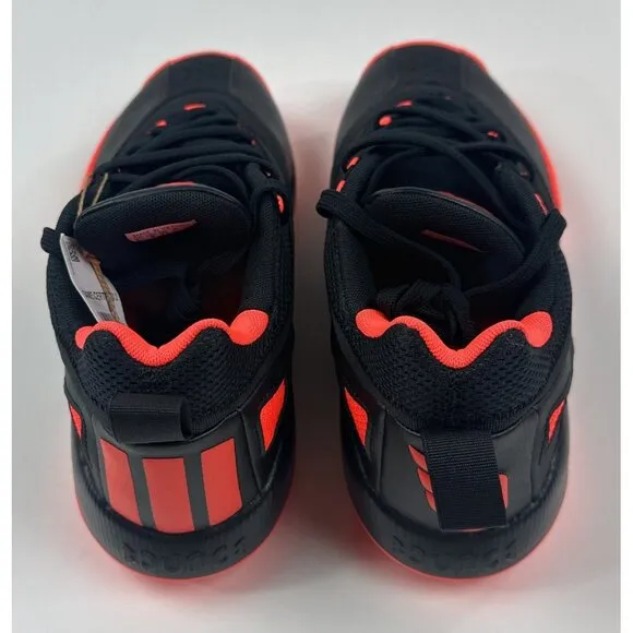 Adidas Dame Certified 2 Low Mens 8.5 Black Red Basketball Shoes Lillard IE7791