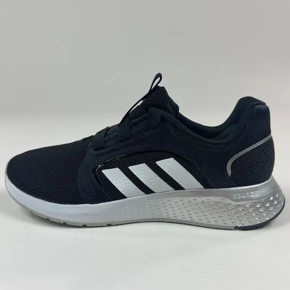 adidas Edge Lux 5 Womens 6.5 Black White Silver Running Shoes Sneakers GX0588