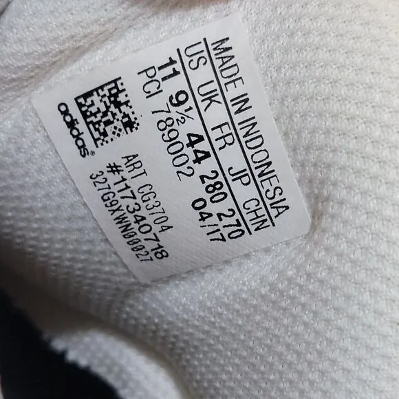 Adidas Energy Cloud V White Cream Running Jogging Shoes CG3704 Womens Sz‎ 11