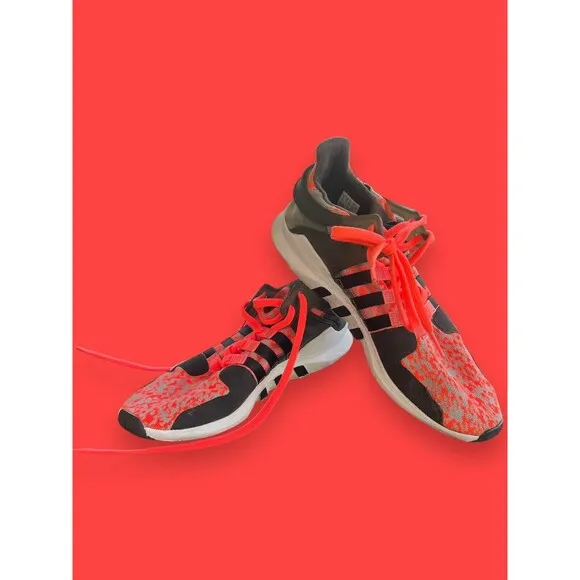 ADIDAS Equipment Support ADV Running Shoes Size 13 Black Pink White Red EQT Mens