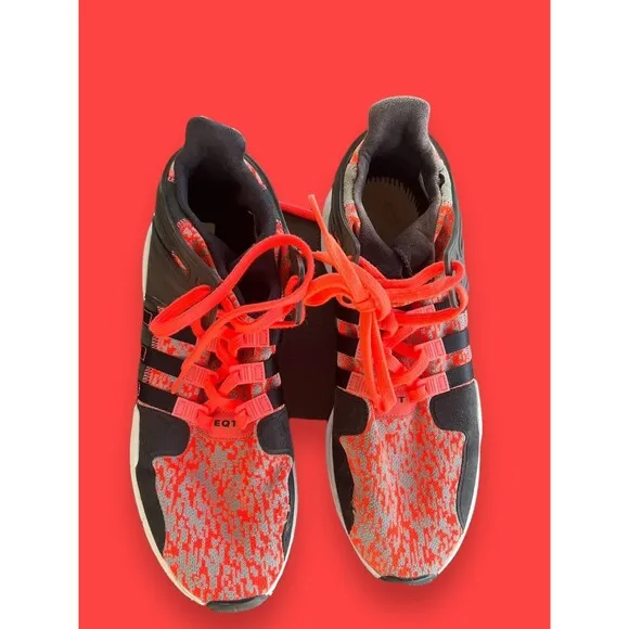 ADIDAS Equipment Support ADV Running Shoes Size 13 Black Pink White Red EQT Mens