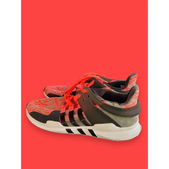 ADIDAS Equipment Support ADV Running Shoes Size 13 Black Pink White Red EQT Mens