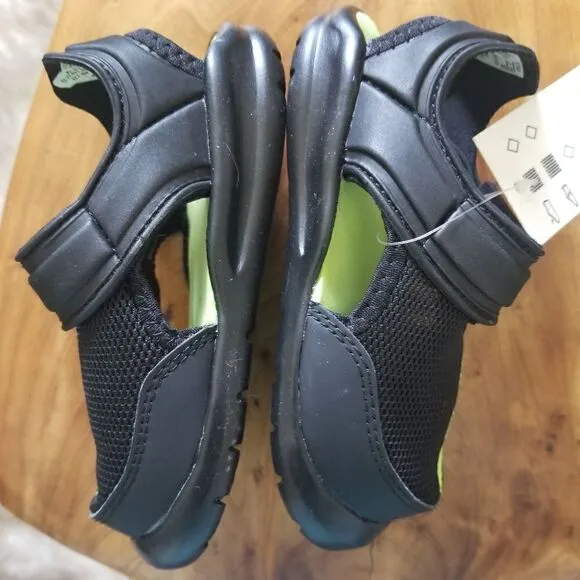 ADIDAS FortaSwim I Toddler Boys Swim Ready Sandals in Black &amp; Green