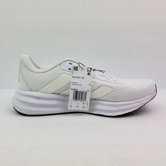 Adidas Galaxy 7 Womens Size 8.5 Cloud White Running Sneaker Shoes IH3662