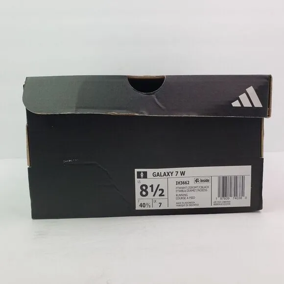 Adidas Galaxy 7 Womens Size 8.5 Cloud White Running Sneaker Shoes IH3662