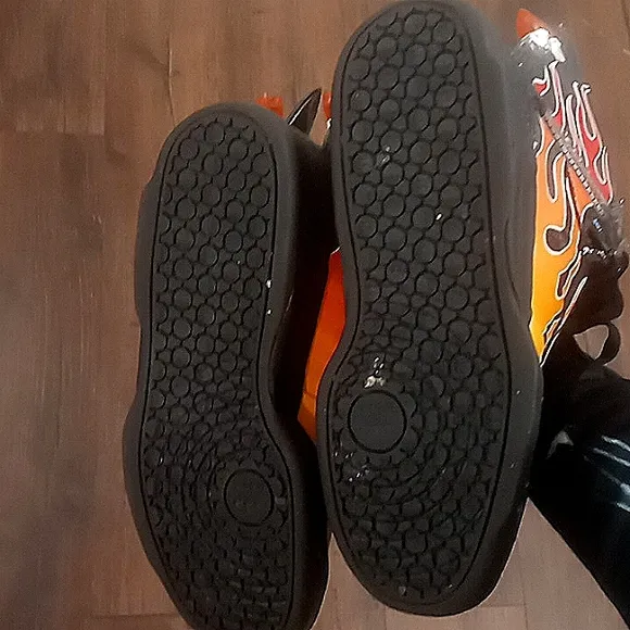 ADIDAS Jeremy Scott JS Shark Flame Fin Light-Up Shoes