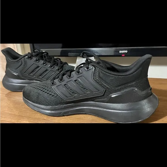 Adidas Men's Black Running Shoes Eq21