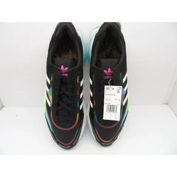 Adidas Men's Retropy Pg Athletic Running Shoes Black Multi Size 13M